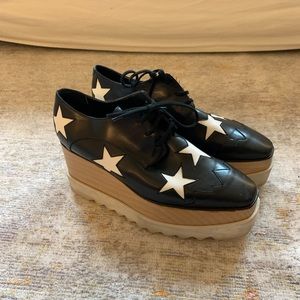 Stella McCartney Elyse limited edition platform lace-up oxfords